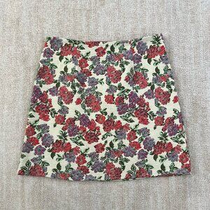 New Look Floral Mini Skirt
